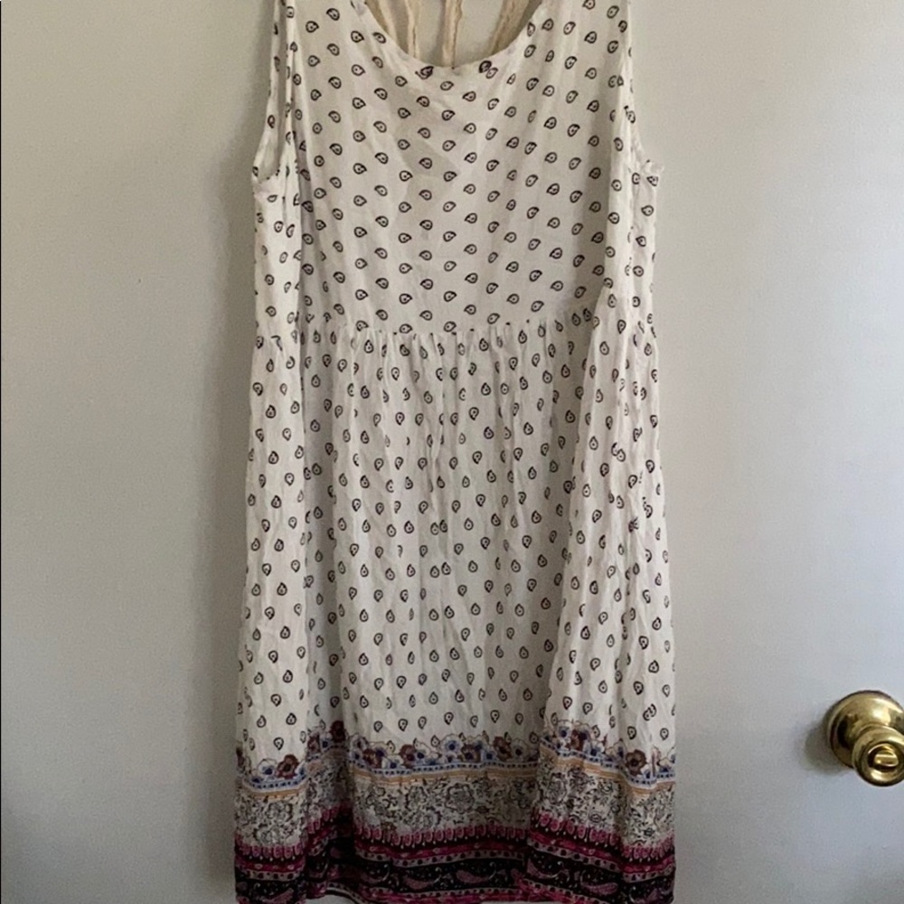 Sun dress with open back